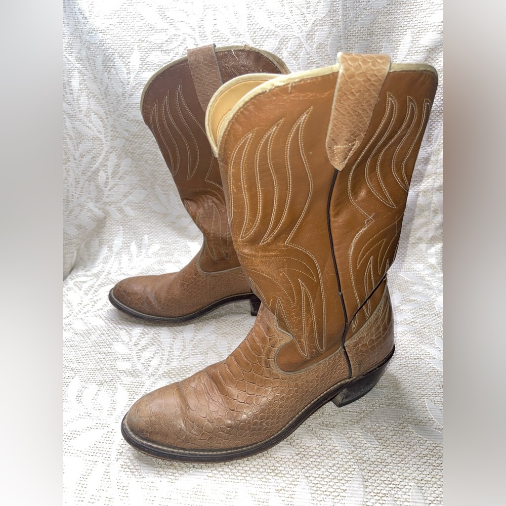 vintage Durango leather cowboy boots size 8.5